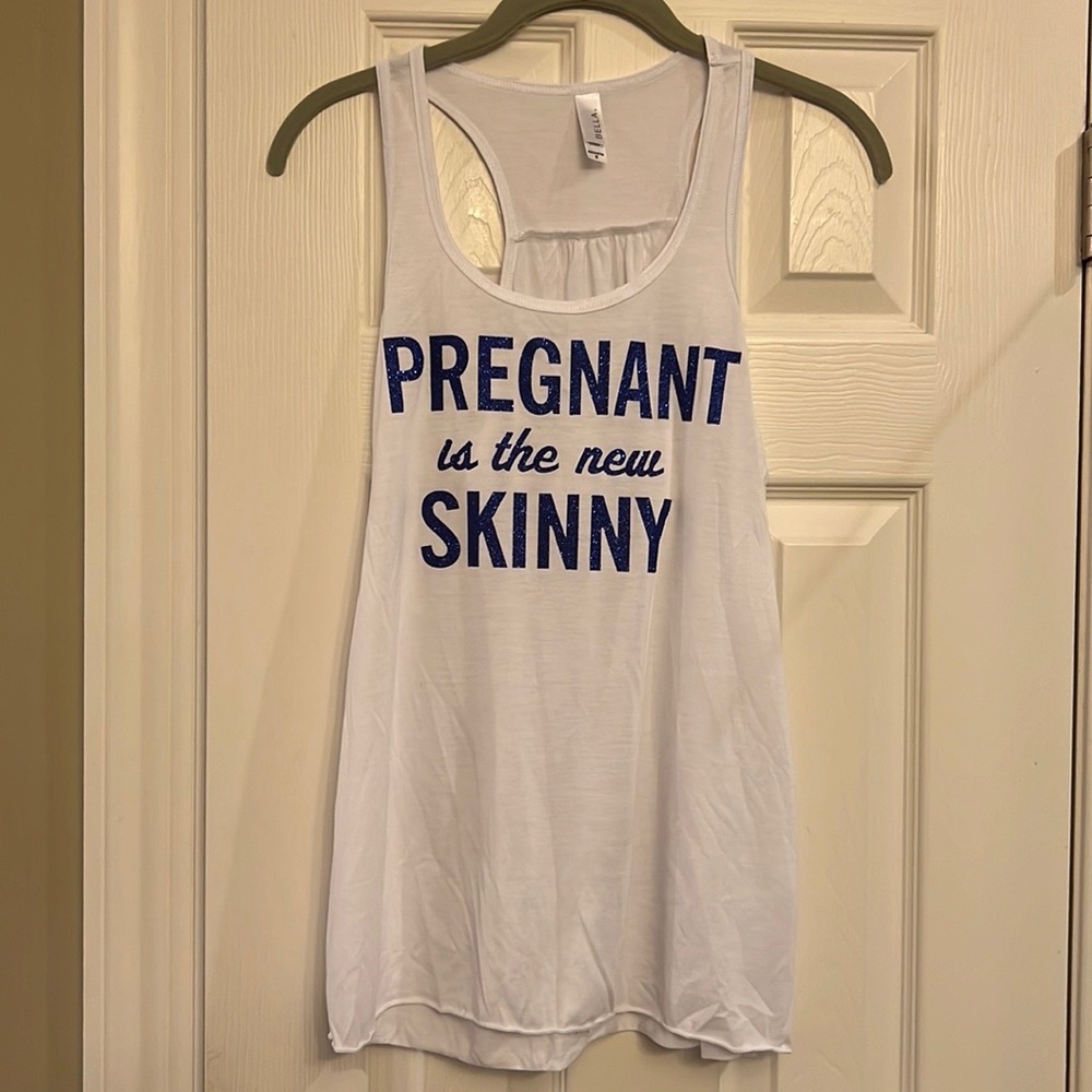 Pregnant is the new skinny tank top